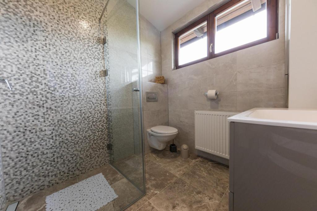 Koupelna v ubytování Senjska Villa