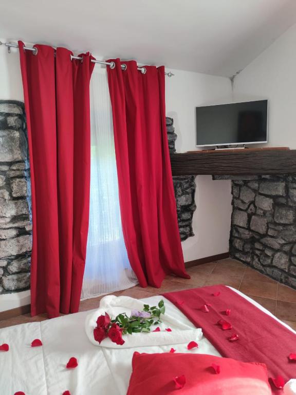 Posteľ alebo postele v izbe v ubytovaní Le Undici Rose Hotel