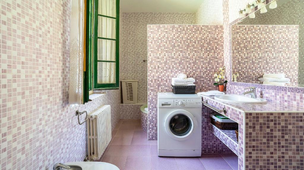 Kúpeľňa v ubytovaní Casa Can Roura