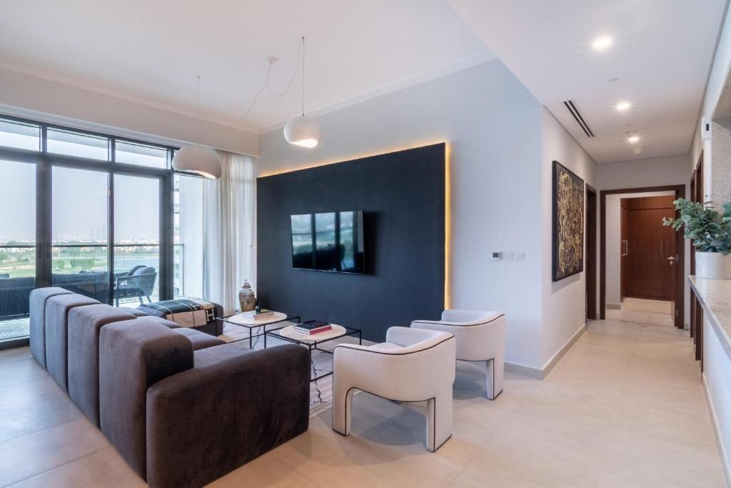 Posezení v ubytování EDEN'S Homes & Villas - Vida Emirates Hills Residences
