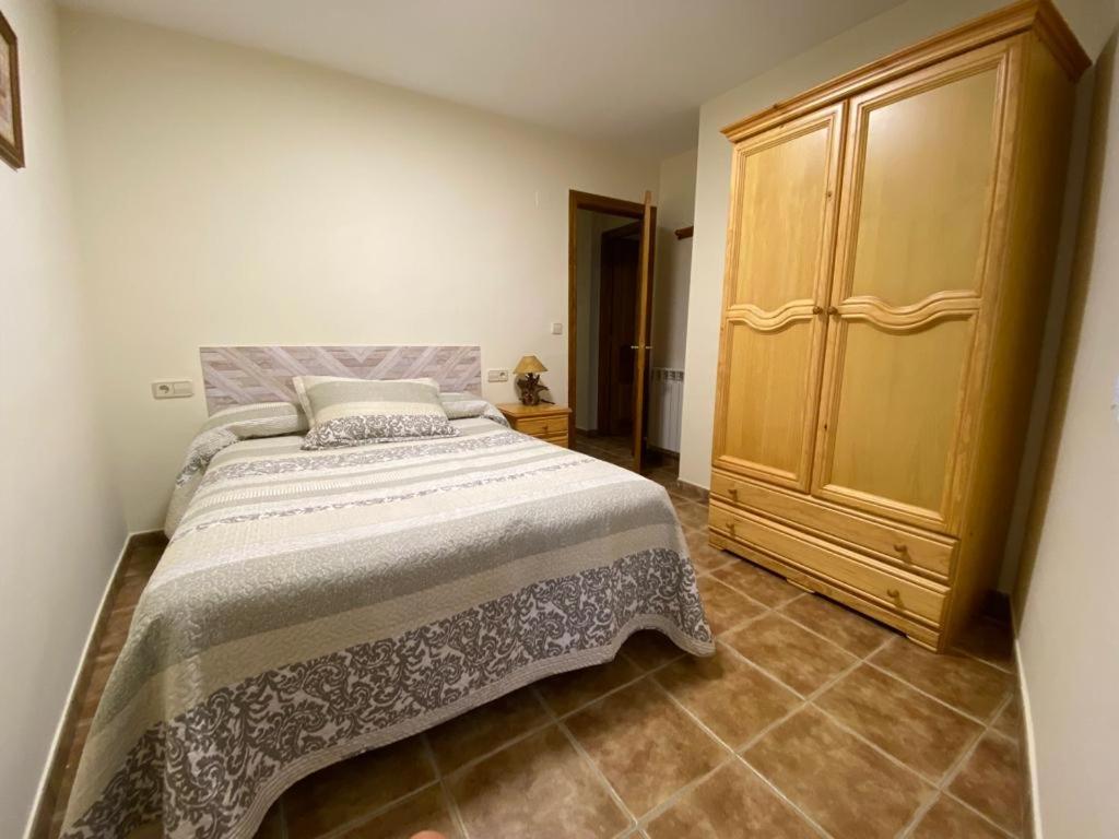 Postel nebo postele na pokoji v ubytování CASA SUERTES-FISCAL
