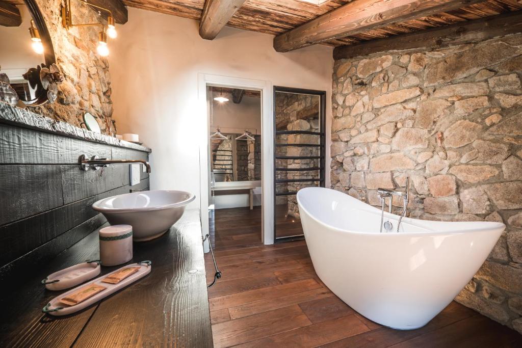 Kúpeľňa v ubytovaní Country House La Bursch