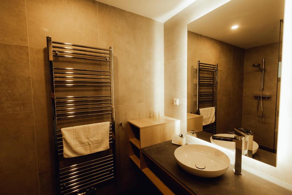 Koupelna v ubytování Hotel resort Lovecká bašta Strakonice