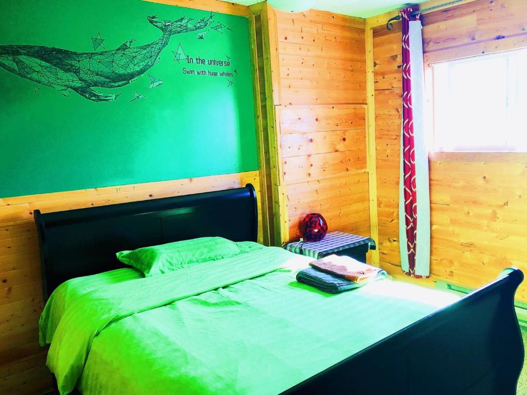 Postel nebo postele na pokoji v ubytování Sarah's dreamhouse B&B