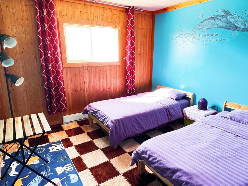 Postel nebo postele na pokoji v ubytování Sarah's dreamhouse B&B