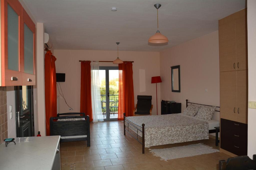 Posezení v ubytování Lotus Sea View Studio Apartment 2
