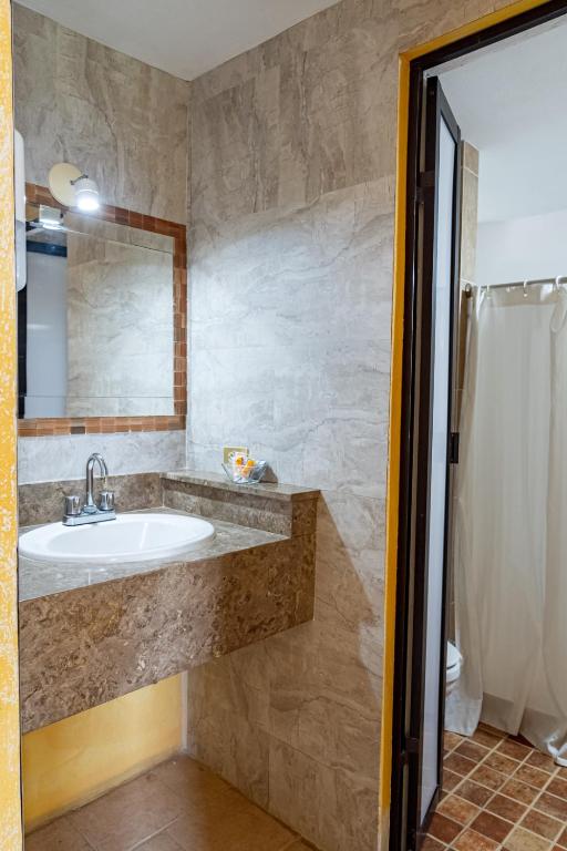 Koupelna v ubytování Hotel Cañada Internacional