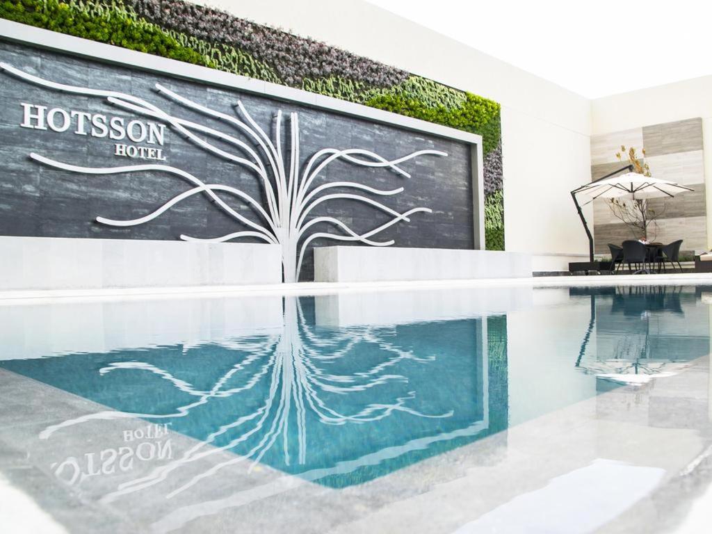 Bazén v ubytování HS HOTSSON Hotel Irapuato nebo v jeho okolí