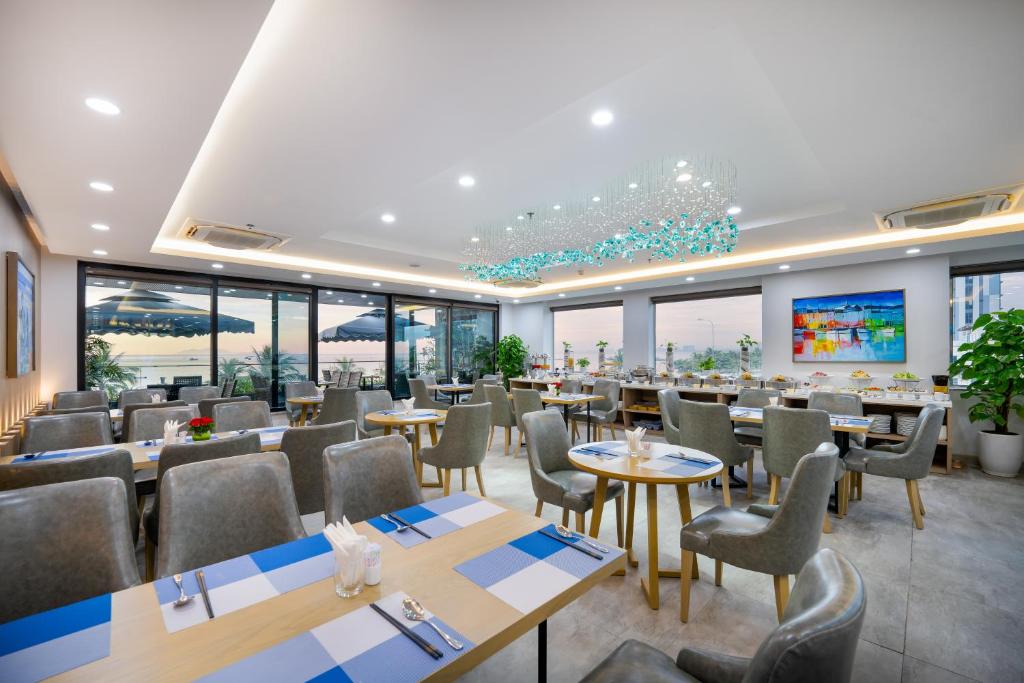 Posezení v ubytování Nguyen Gia Hotel