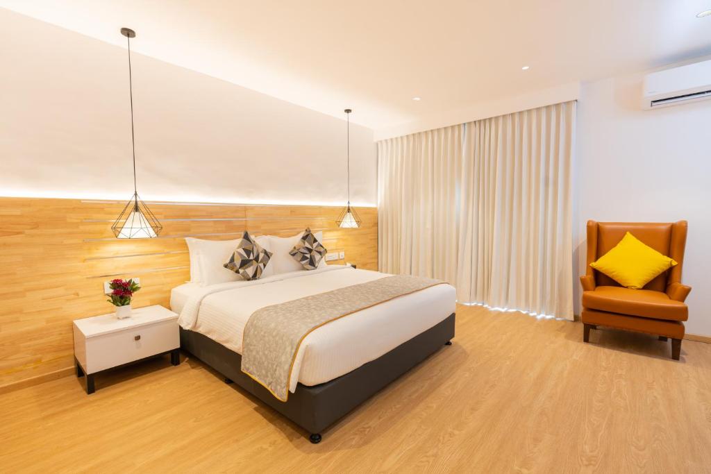 Postel nebo postele na pokoji v ubytování DARZA LUXURY RESORTs