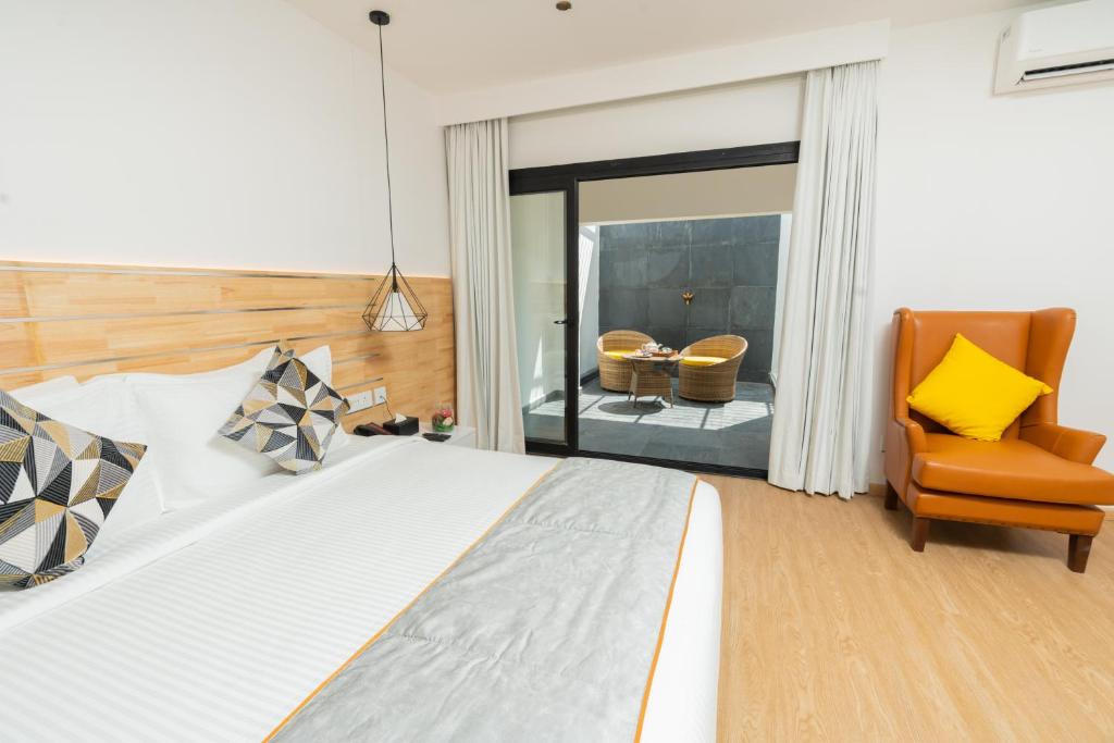 Postel nebo postele na pokoji v ubytování DARZA LUXURY RESORTs