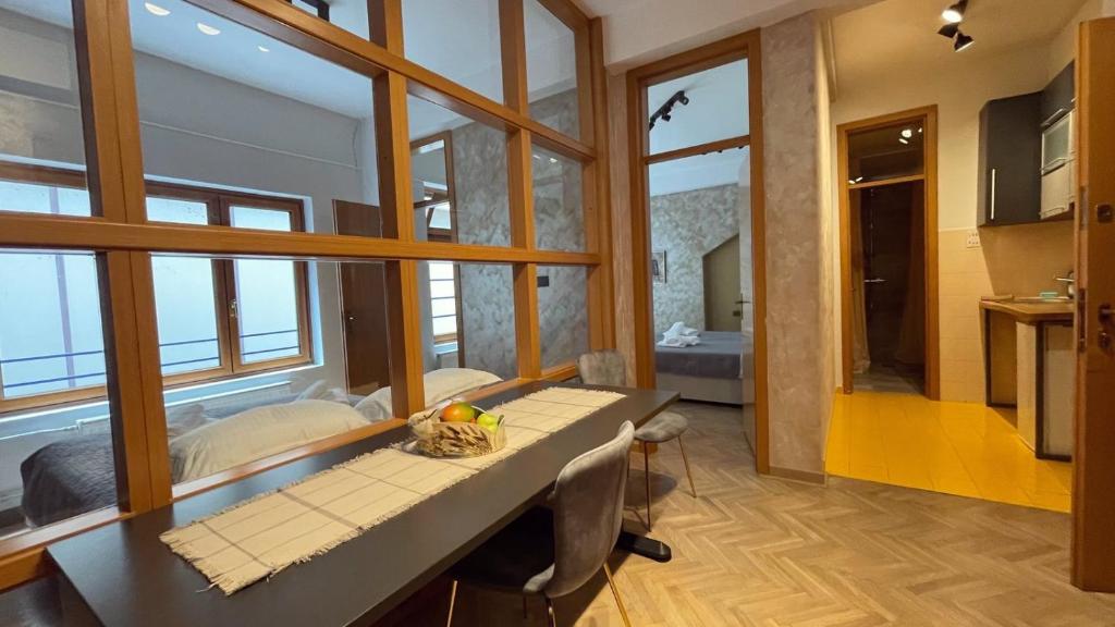 Köök või kööginurk majutusasutuses Corso Apartment