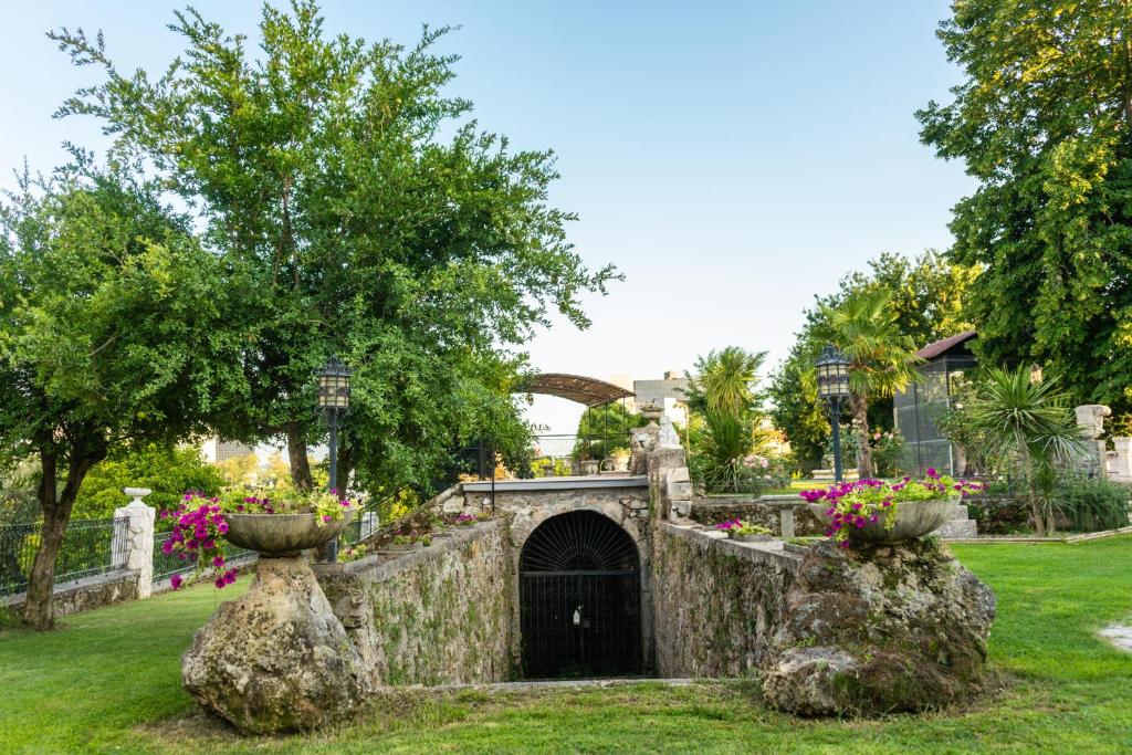 Vonkajšia záhrada v ubytovaní B&B L'EDEN