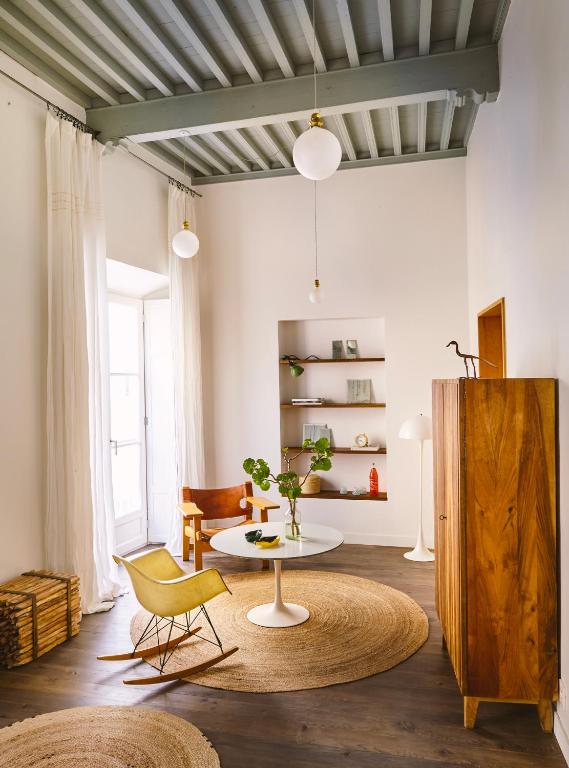 Posezení v ubytování Casa.b Mogador