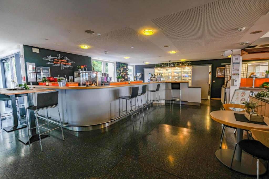 Lounge nebo bar v ubytování Jugendherberge Stuttgart International