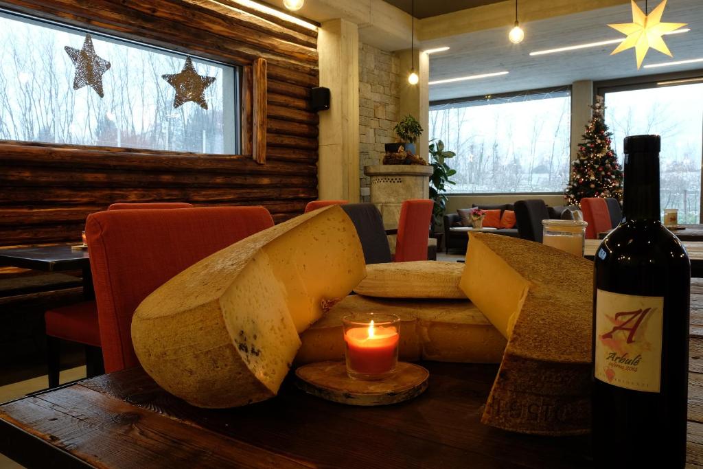 Posezení v ubytování Arbulé Agriturismo & Spa Valtellina