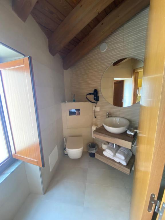 Koupelna v ubytování Casa da Cota
