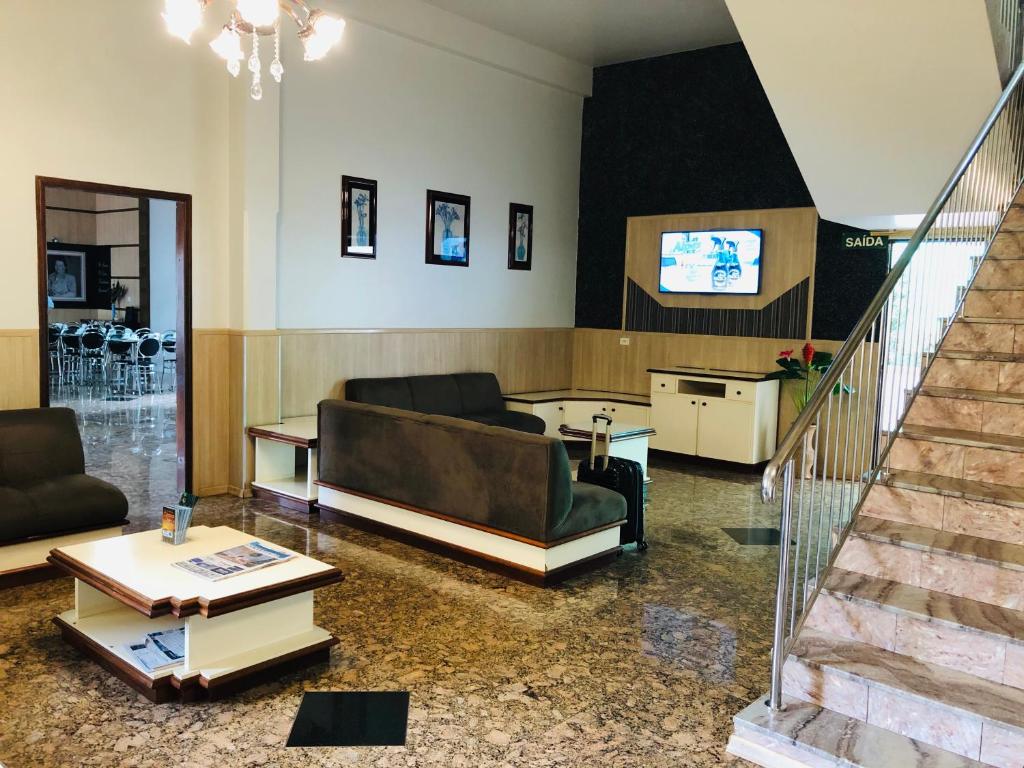 Posezení v ubytování Marca Hotel