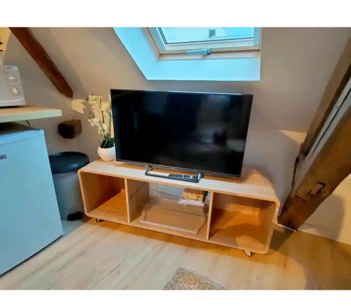 TV a/nebo společenská místnost v ubytování GAYA - 150m de l'hypercentre - parking gratuit