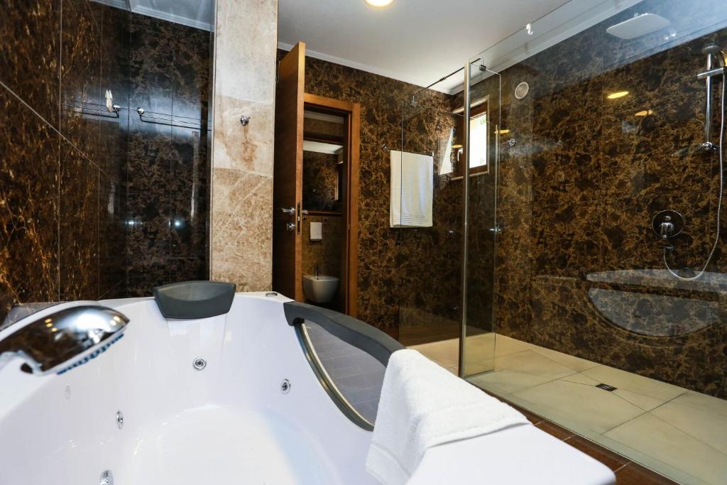Koupelna v ubytování Villa Semiramis
