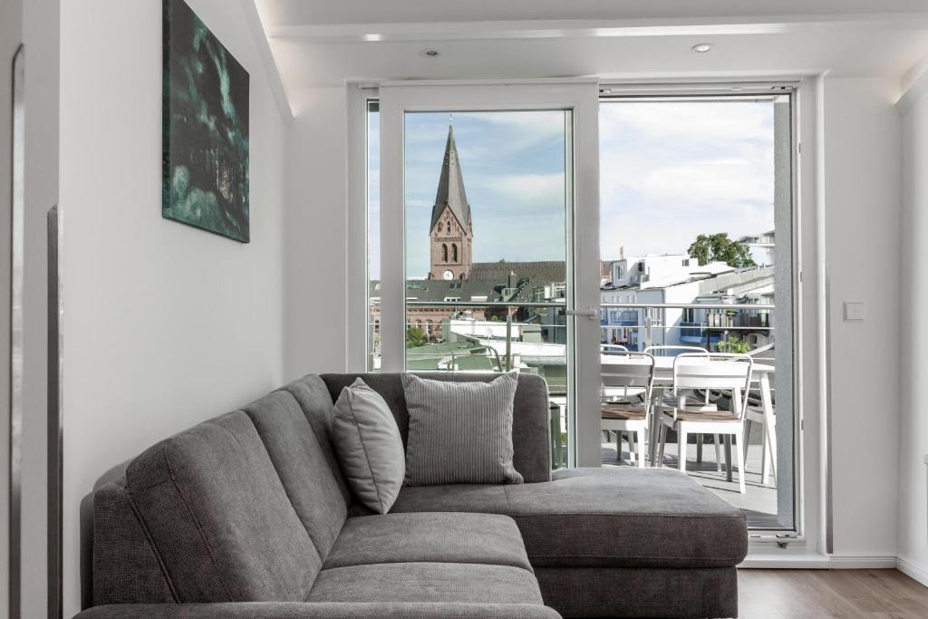 Posezení v ubytování LIGHTHOUSE APPARTEMENTS