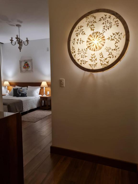 Postel nebo postele na pokoji v ubytování Pousada Candelabro