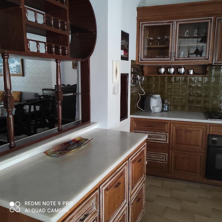 Kuchyň nebo kuchyňský kout v ubytování Johnny's loft