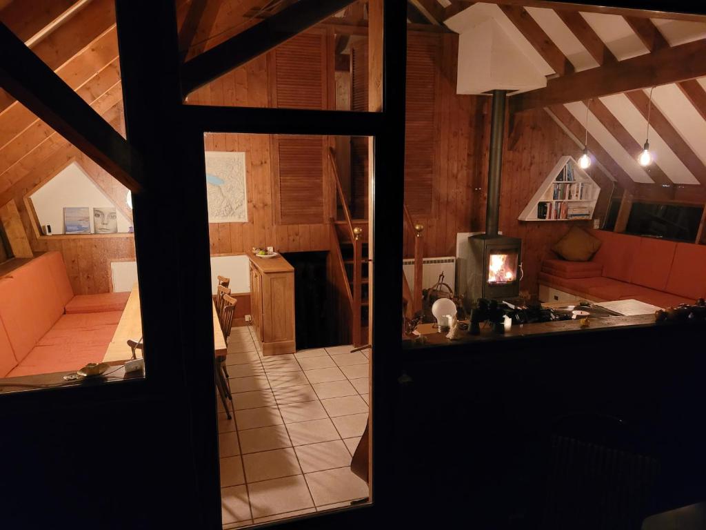 Koupelna v ubytování Chalet Chalon