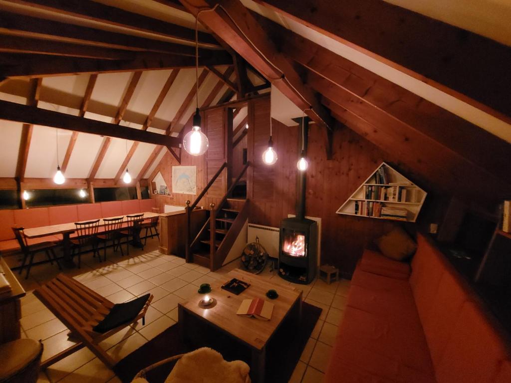 Posezení v ubytování Chalet Chalon