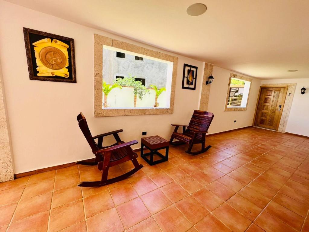 Posezení v ubytování Noè Hotel 1 king bedroom # 10