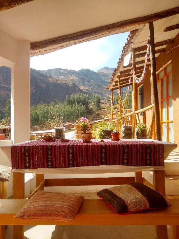 Nespecifikovaný výhled na hory nebo výhled na hory při pohledu z bed and breakfast