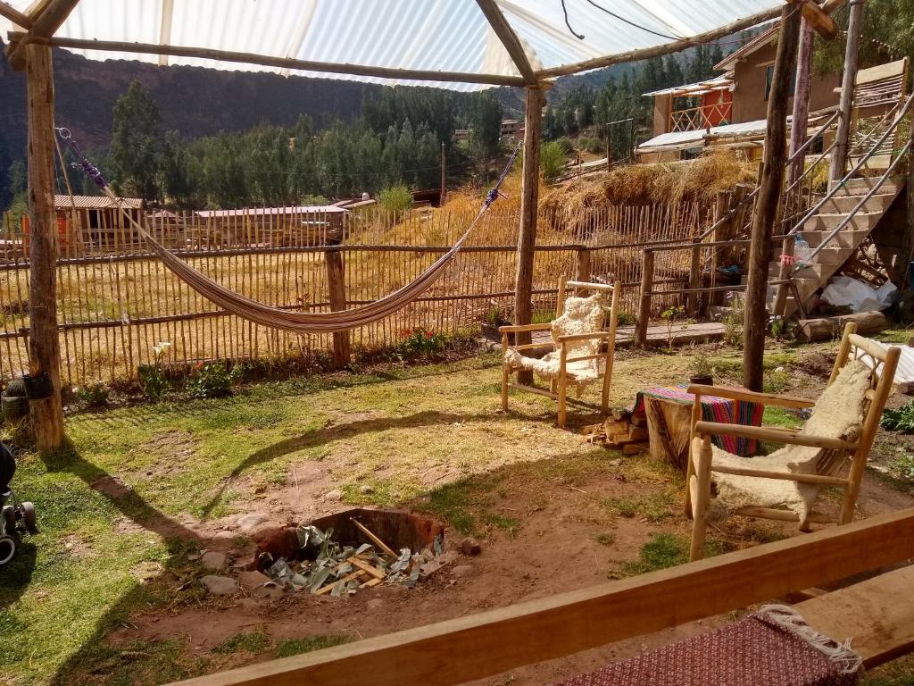 Zahrada ubytování Colibri Wasi Pisac