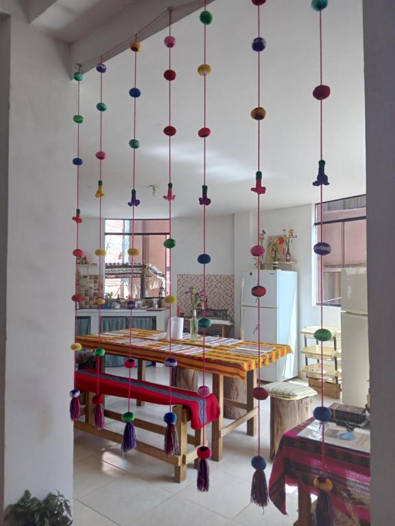 Restaurace v ubytování Colibri Wasi Pisac