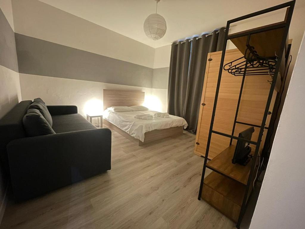 Posteľ alebo postele v izbe v ubytovaní Belli 4 Apartment - Sauna -