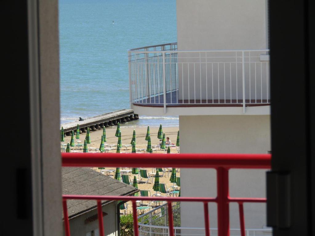 Balkón nebo terasa v ubytování Hotel Atene