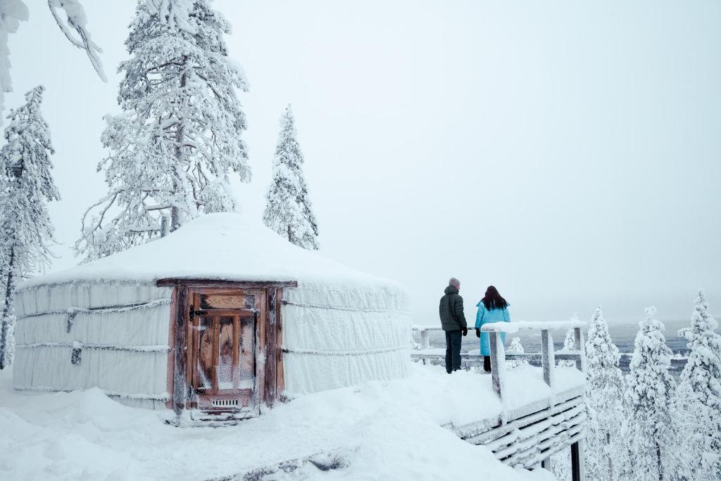 Yurt District v zimě
