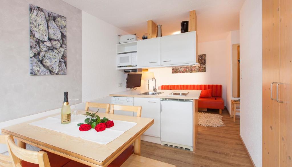 Kuchyň nebo kuchyňský kout v ubytování Haus Aktiv