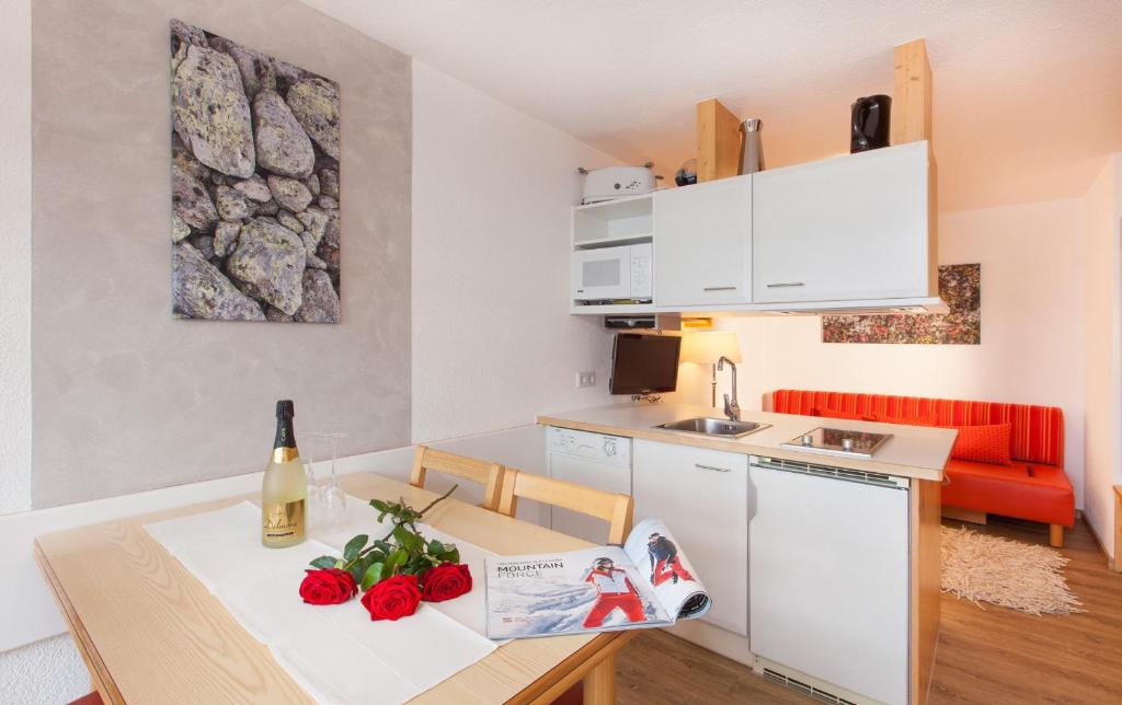 Kuchyň nebo kuchyňský kout v ubytování Haus Aktiv