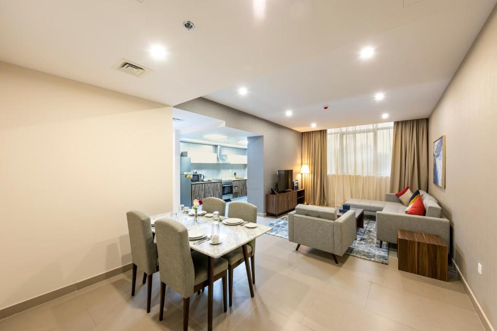 Posezení v ubytování Luxe Grand Hotel Apartments