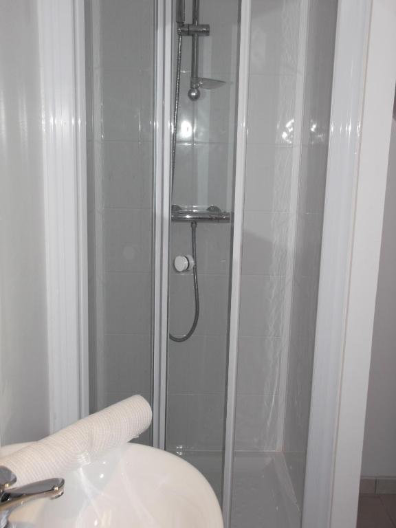 Koupelna v ubytování Hotel Tyblomen