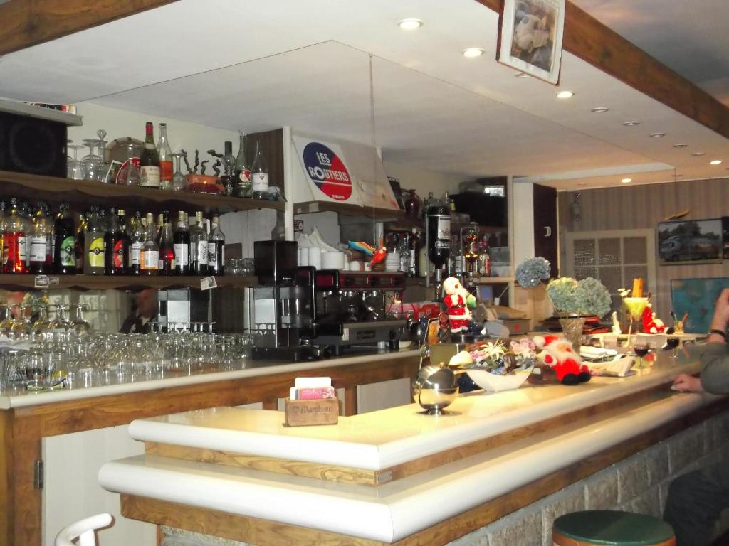 Nápoje v ubytování Hotel Tyblomen