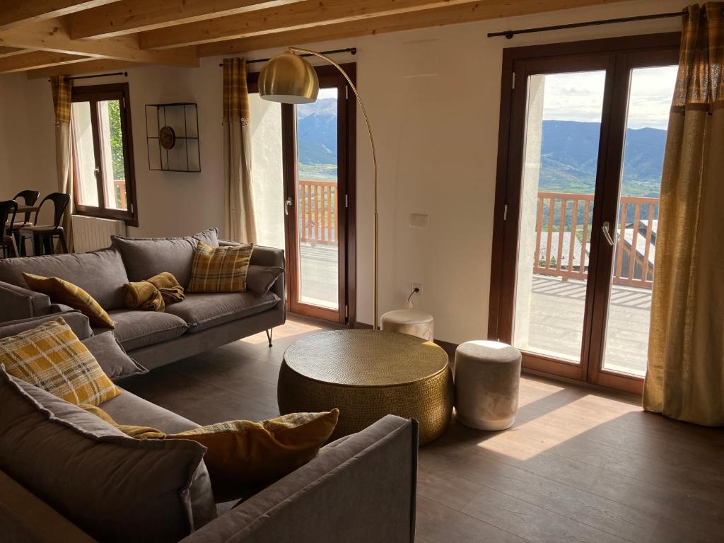 Posezení v ubytování Les lofts M
