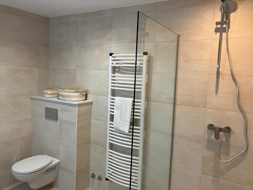 Koupelna v ubytování Les lofts M