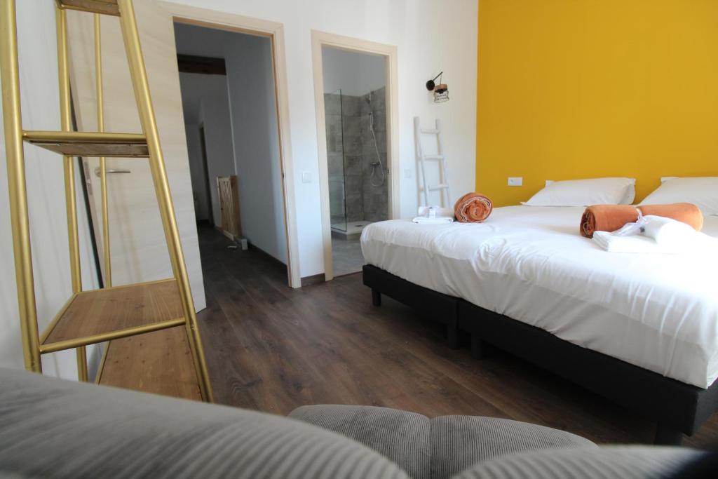 Postel nebo postele na pokoji v ubytování Les lofts M