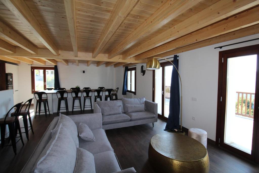 Posezení v ubytování Les lofts M