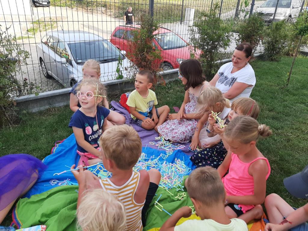 Děti v ubytování Wichrowe Domki Plus