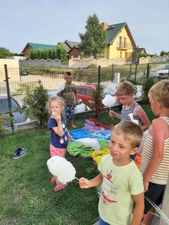 Děti v ubytování Wichrowe Domki Plus