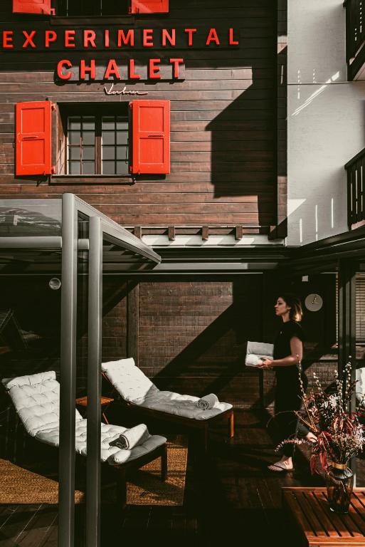 Fotografie z fotogalerie ubytování Experimental Chalet v destinaci Verbier