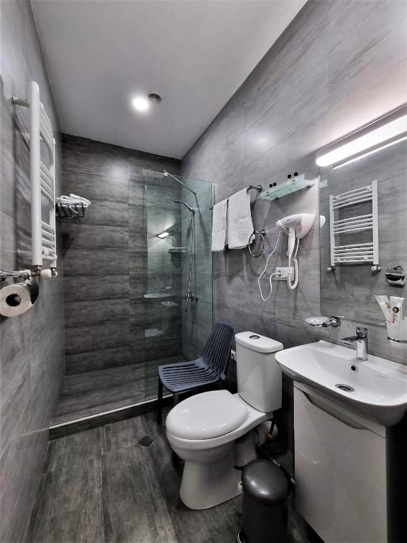 Koupelna v ubytování MD Apart Hotel Tbilisi