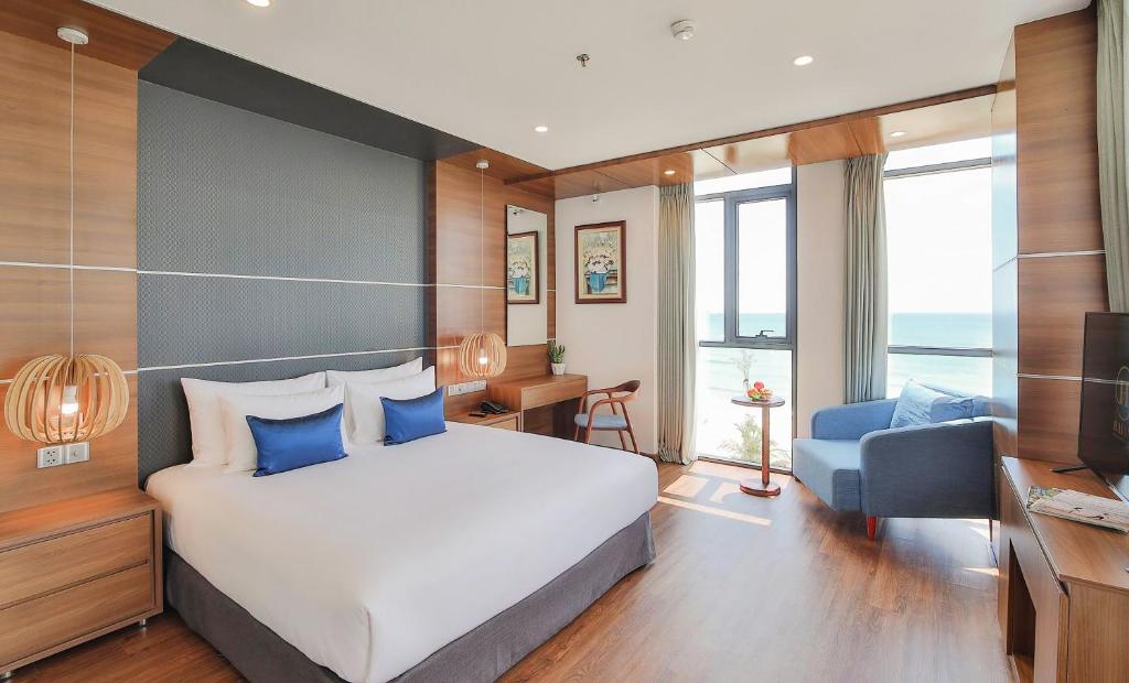 Phòng Deluxe Giường Đôi Nhìn Ra Biển - Bao Gồm Trà Chiều